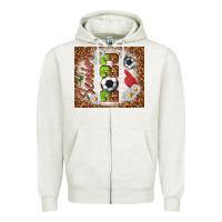 Oatmeal Heather senior 2023 soccer Zipper Hoodie - TumblerDesignByShophia