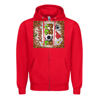 Red senior 2023 soccer Zipper Hoodie - TumblerDesignByShophia