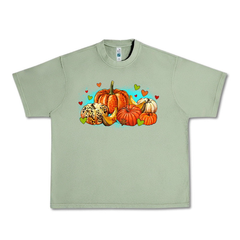 Thankful Pumpkins Urban Heavy Tee by MaliasSmallBusiness | Teevron