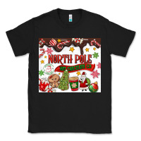 North Pole Hot Chocolate Christmas Classic Tee | Teevron