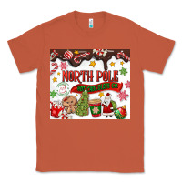 Copper North Pole Hot Chocolate christmas Classic Tee - MaliasSmallBusiness