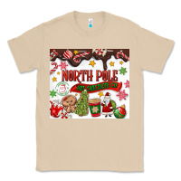 Mushroom North Pole Hot Chocolate christmas Classic Tee - MaliasSmallBusiness