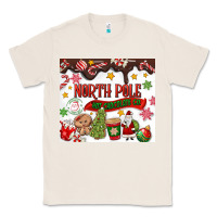 Natural North Pole Hot Chocolate christmas Classic Tee - MaliasSmallBusiness