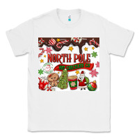 White North Pole Hot Chocolate christmas Classic Tee - MaliasSmallBusiness