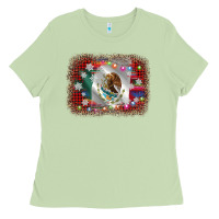 Matcha mexico flag christmas Ladies Tee - AdoDesignShop