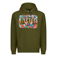 Army Green Easter Premium Hoodie - CowGirlArtShop