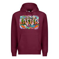 Burgundy Easter Premium Hoodie - CowGirlArtShop