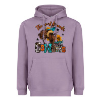 Lavender the world needs more cowboys Heavyweight Hoodie - OliviaCreatesArt