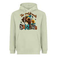 Matcha the world needs more cowboys Heavyweight Hoodie - OliviaCreatesArt
