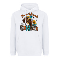 White the world needs more cowboys Heavyweight Hoodie - OliviaCreatesArt