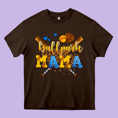 Ballpark Mama Heavy Core Tee Designed By Adodesignshop
