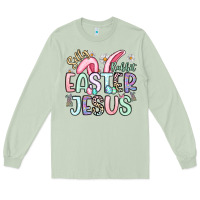 Matcha silly rabbit easter jesus Long Sleeve Tee - Artiststas