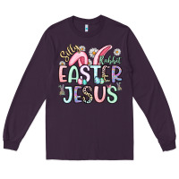 Plum silly rabbit easter jesus Long Sleeve Tee - Artiststas