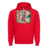 Red senior 2023 football Zipper Hoodie - TumblerDesignByShophia