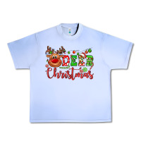 Grape Ice Deer Christmas reindeer Urban Heavy Tee - NancyCooperArtShop