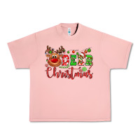 Salmon Deer Christmas reindeer Urban Heavy Tee - NancyCooperArtShop