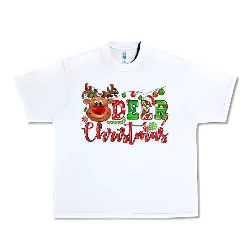 Deer Christmas Reindeer Urban Heavy Tee by NancyCooperArtShop | Teevron
