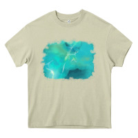 Mossy turquoise background Heavy Core Tee - AdoDesignShop
