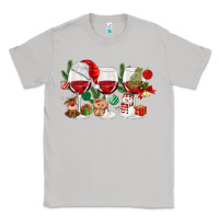 Moon Dust Christmas Wine Glasses Classic Tee - MaliasSmallBusiness