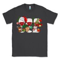 Smoke Christmas Wine Glasses Classic Tee - MaliasSmallBusiness