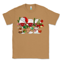 Toasted Coconut Christmas Wine Glasses Classic Tee - MaliasSmallBusiness