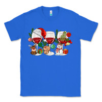 True Royal Christmas Wine Glasses Classic Tee - MaliasSmallBusiness