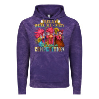 Cloud Purple relax were all crazy its not a competition Vintage Hoodie - NancyCooperArtShop