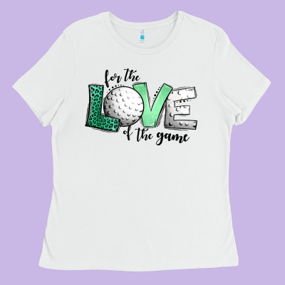 For The Love Of The Game Golf Ladies Tee Designed By Jasminsmagicworld