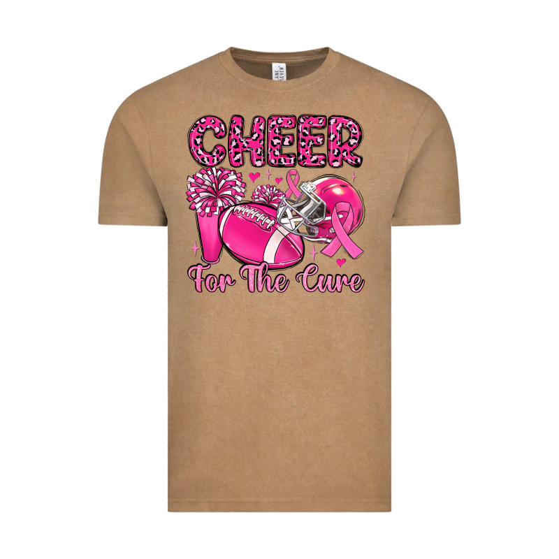 Cheer For The Cure Vintage Tee by MaliasSmallBusiness | Teevron