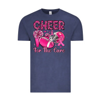 Vintage Denim cheer for the cure Vintage Tee - MaliasSmallBusiness