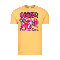 Vintage Mustard cheer for the cure Vintage Tee - MaliasSmallBusiness