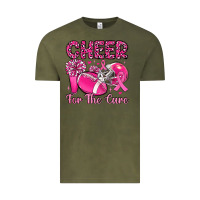 Vintage Olive cheer for the cure Vintage Tee - MaliasSmallBusiness