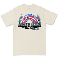 Bone American rainbow Premium Tee - NancyCooperArtShop