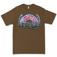 Cacao American rainbow Premium Tee - NancyCooperArtShop