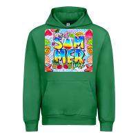 Emerald Sweet Summer Time Urban Hoodie - CowhideDigitalArt