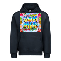 Navy Sweet Summer Time Urban Hoodie - CowhideDigitalArt