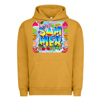 Pigment Peanut Butter Sweet Summer Time Urban Hoodie - CowhideDigitalArt