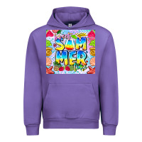 Tulip Sweet Summer Time Urban Hoodie - CowhideDigitalArt