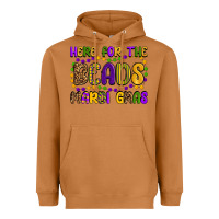 Meerkat here for the beads mardi gras Heavyweight Hoodie - OliviaCreatesArt