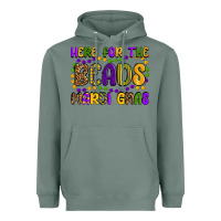 Sage here for the beads mardi gras Heavyweight Hoodie - OliviaCreatesArt