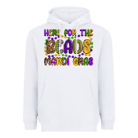 White here for the beads mardi gras Heavyweight Hoodie - OliviaCreatesArt