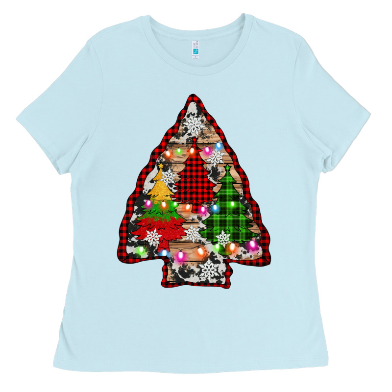 Arrowhead Christmas Trees Ladies Tee by AdoDesignShop | Teevron