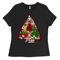 Black arrowhead christmas trees Ladies Tee - AdoDesignShop