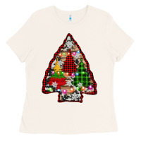 Bone arrowhead christmas trees Ladies Tee - AdoDesignShop