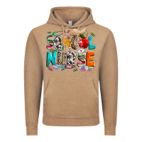 Vintage Coffee school nurse Vintage Hoodie - NancyCooperArtShop