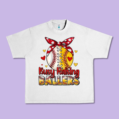 Busy Raising Ballers Urban Heavy Tee Designed By Jahusdesignshop