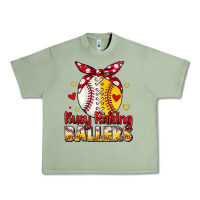 Oil Green busy raising ballers Urban Heavy Tee - JahusDesignShop