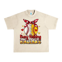 Sandshell busy raising ballers Urban Heavy Tee - JahusDesignShop
