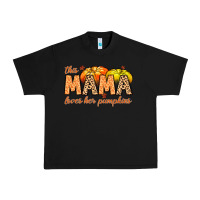 Black this mama loves her pumpkins Urban Heavy Tee - MaliasSmallBusiness