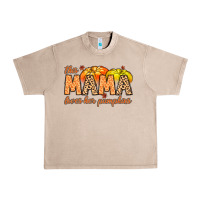 French Oak this mama loves her pumpkins Urban Heavy Tee - MaliasSmallBusiness